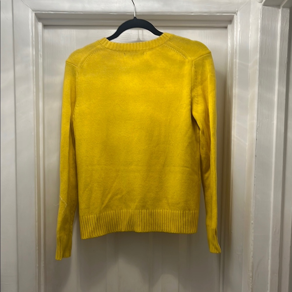 Banana Republic Yellow Crew Neck Sweater - Picture 2 of 2
